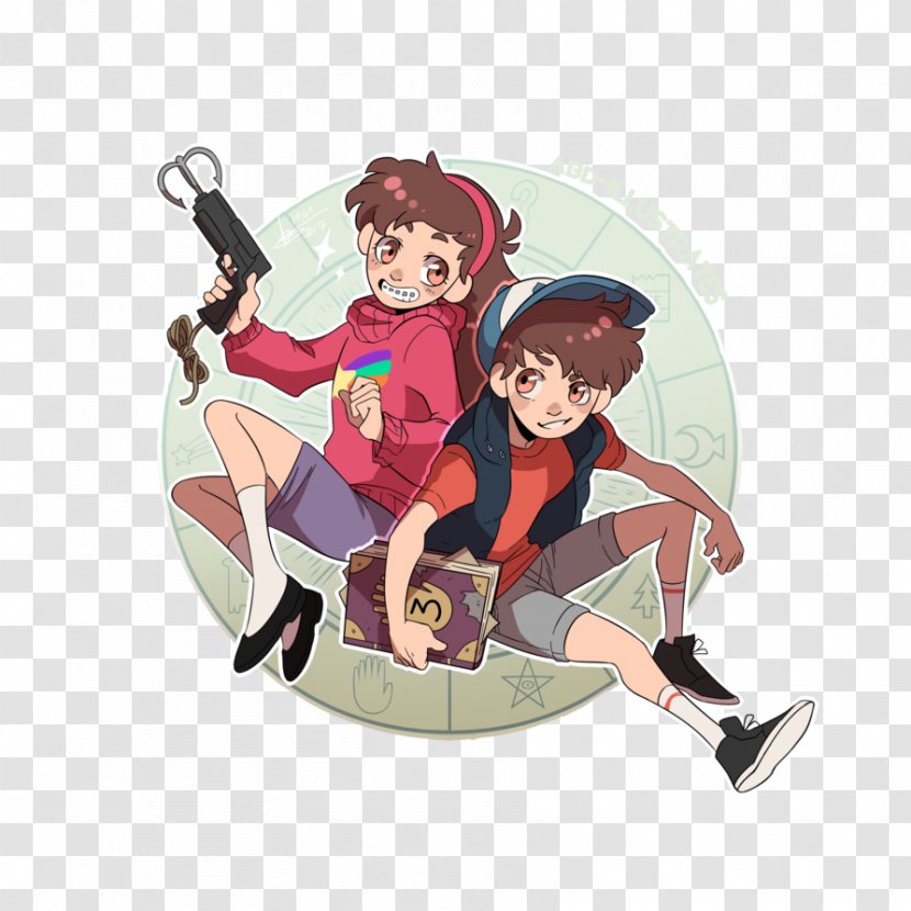 Dipper Pines Mabel Drawing Cartoon - Heart - Gravity Rush Transparent PNG