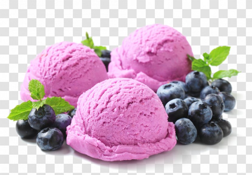 Ice Cream Cone Chocolate Blueberry - Flavor - Grape Transparent PNG