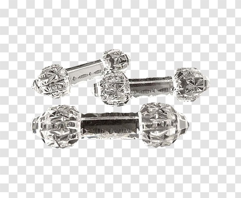 Silver Bling-bling Cufflink Body Jewellery - Fashion Accessory Transparent PNG