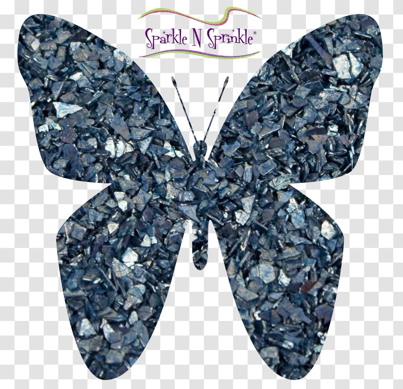 Glass Opacity Color Glitter Butterfly - Crushed Transparent PNG