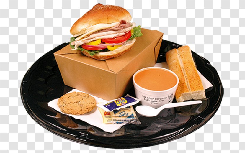 Breakfast Sandwich Buffet Hamburger Fast Food Lunch - Box Transparent PNG