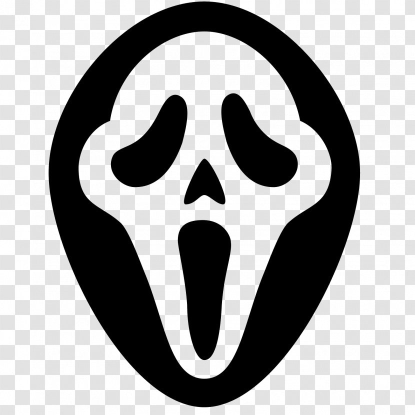 Ghostface The Scream Download - Smiley - Face Transparent PNG