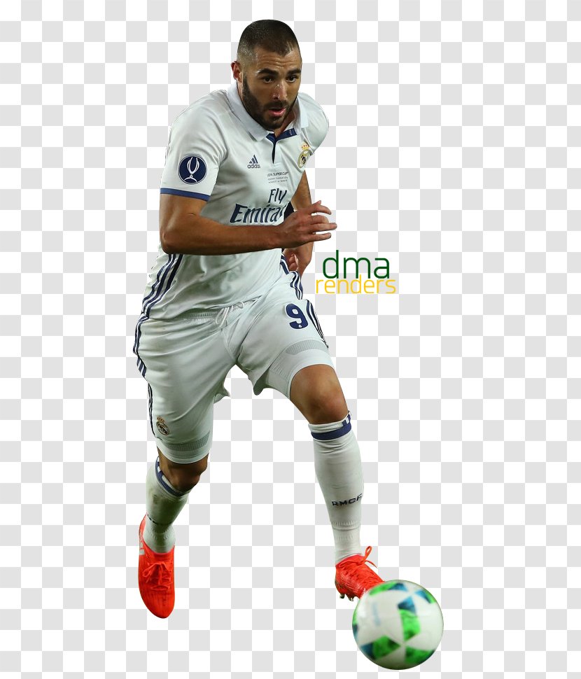 Karim Benzema Real Madrid C.F. Team Sport Jersey - Football Transparent PNG