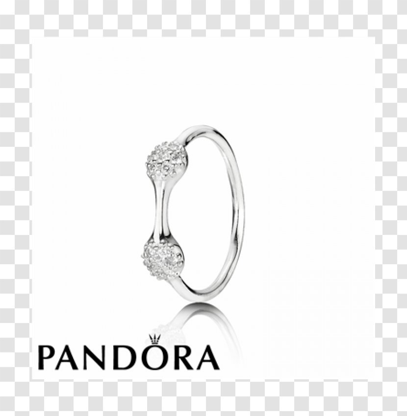 Earring Pandora Charm Bracelet Gold - Ring Transparent PNG