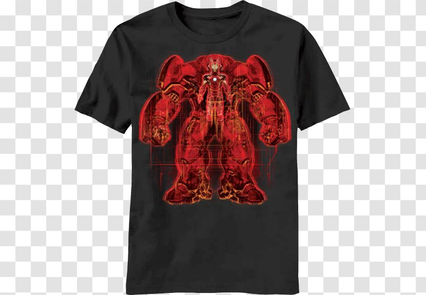Iron Man T-shirt Hulkbusters Ultron - Active Shirt Transparent PNG