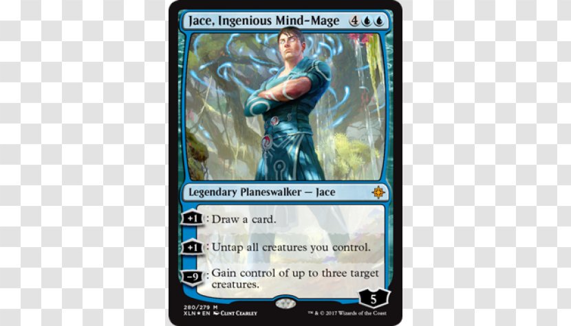 Magic: The Gathering Online Ixalan Playing Card Jace, Ingenious Mind-Mage - Planeswalker - Magic Transparent PNG