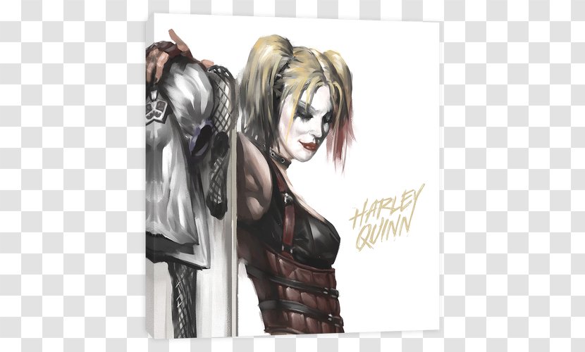 Harley Quinn Joker Batman: Arkham City Poster - Mythical Creature Transparent PNG