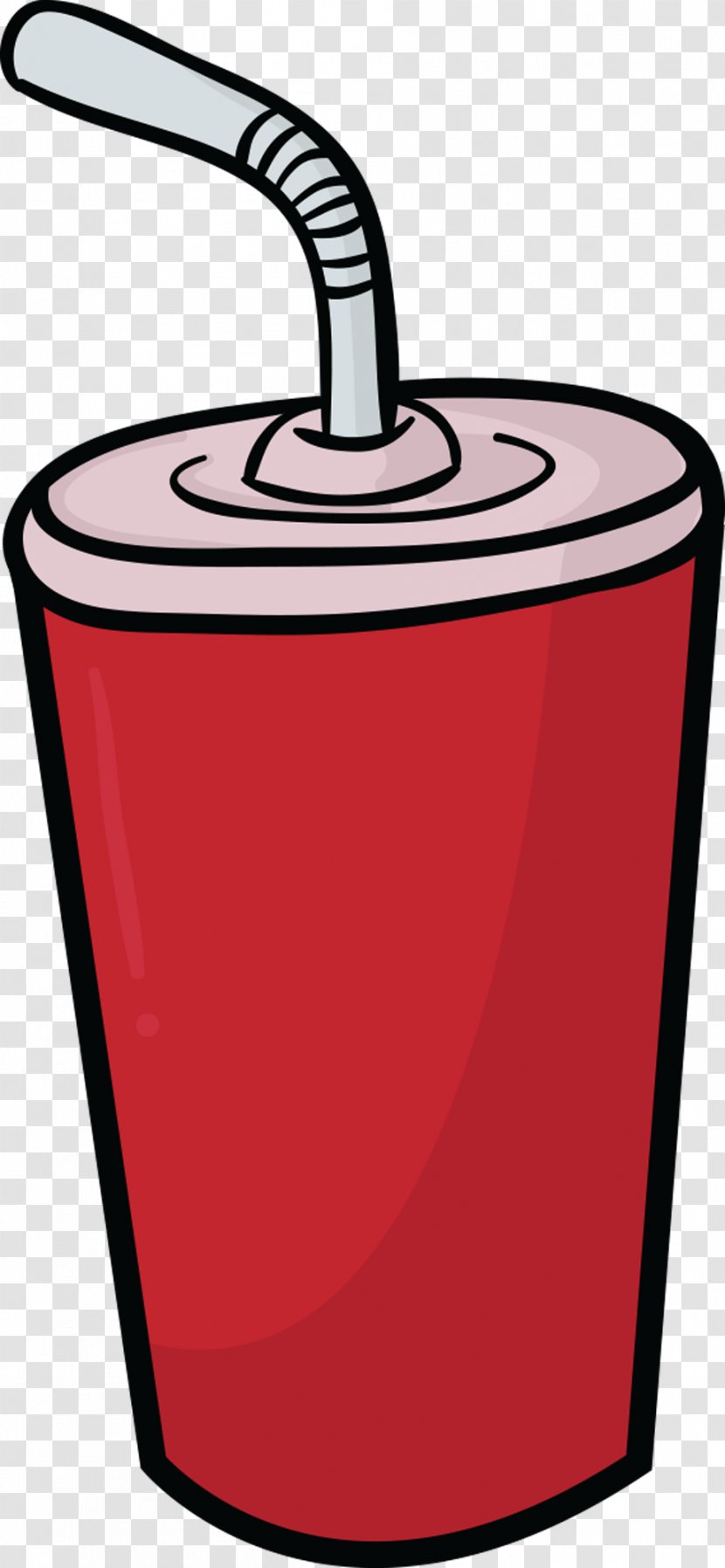 Fizzy Drinks Fast Food Cola Drinking Straw Beverage Can - Cup - Drink Transparent PNG