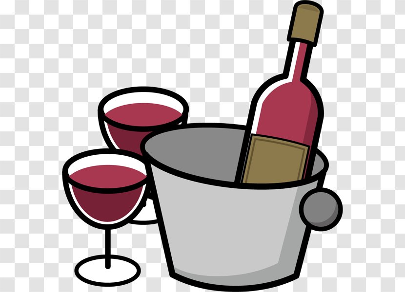 Red Wine Clip Art Food Illustration - Tableware - Stemware Transparent PNG