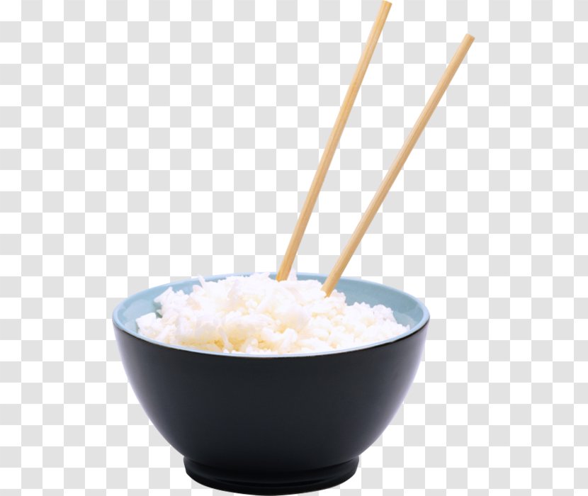 Cooked Rice Asian Cuisine Bowl - White Transparent PNG