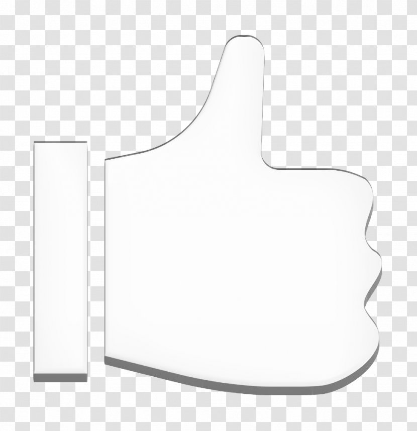 Like Icon Thumbs Up - Text - Hand Logo Transparent PNG