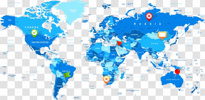 United States World Map Illustration - Vector - Creative Transparent PNG