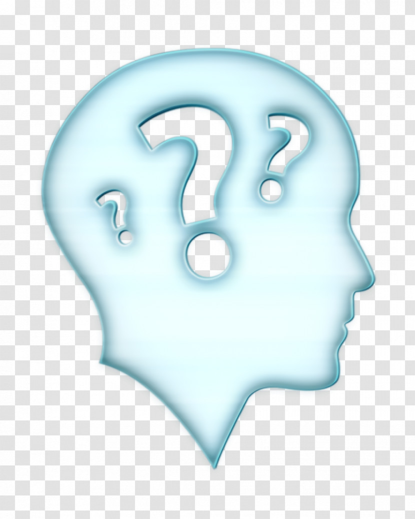 Bald Head Side View With Three Question Marks Icon Question Icon People Icon Transparent PNG