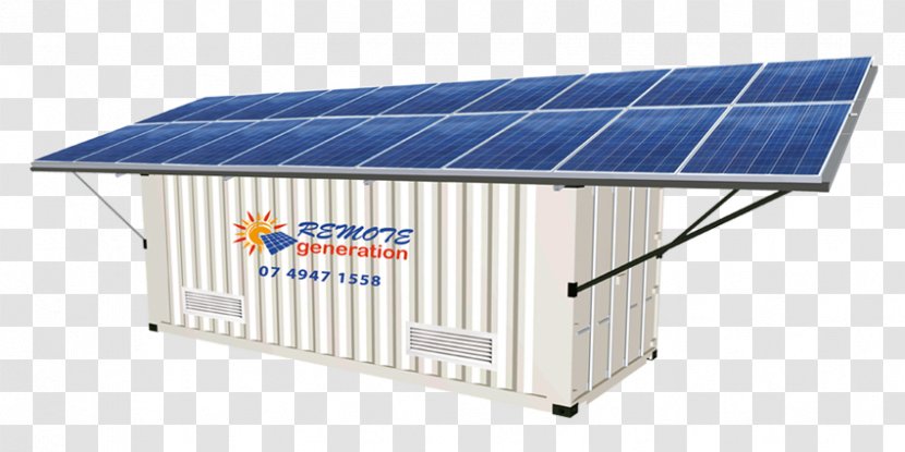 Solar Panels Stand-alone Power System Energy Intermodal Container - Offthegrid Transparent PNG