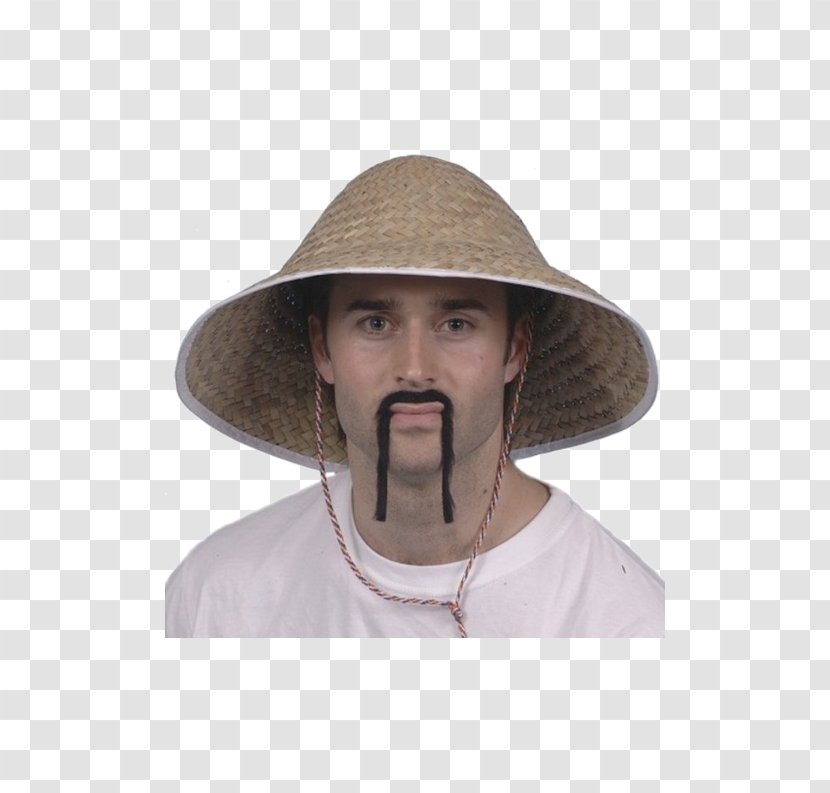 Straw Hat Coolie Asian Conical Costume - Headgear Transparent PNG