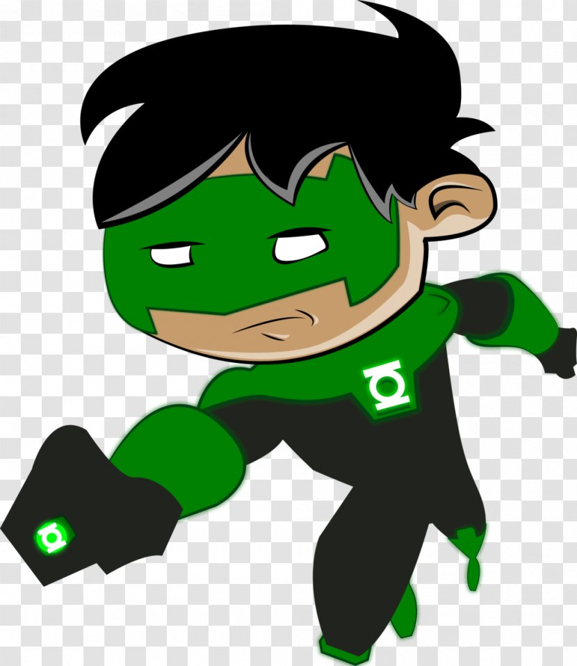 Green Lantern Hal Jordan Cartoon Drawing Justice League - The Transparent PNG