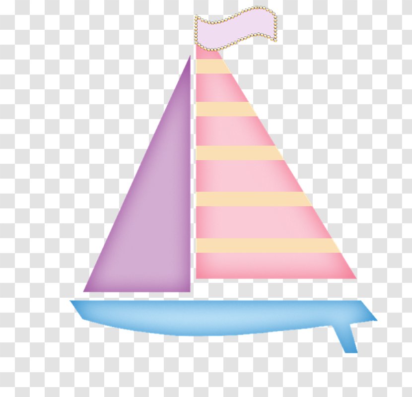 Sailing Ship Gratis Clip Art - Pink - Attractive Transparent PNG