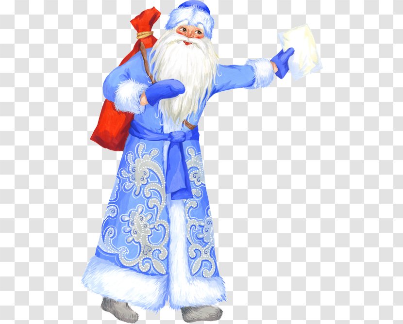 Santa Claus Ded Moroz Christmas Tree Gift - New Year Transparent PNG