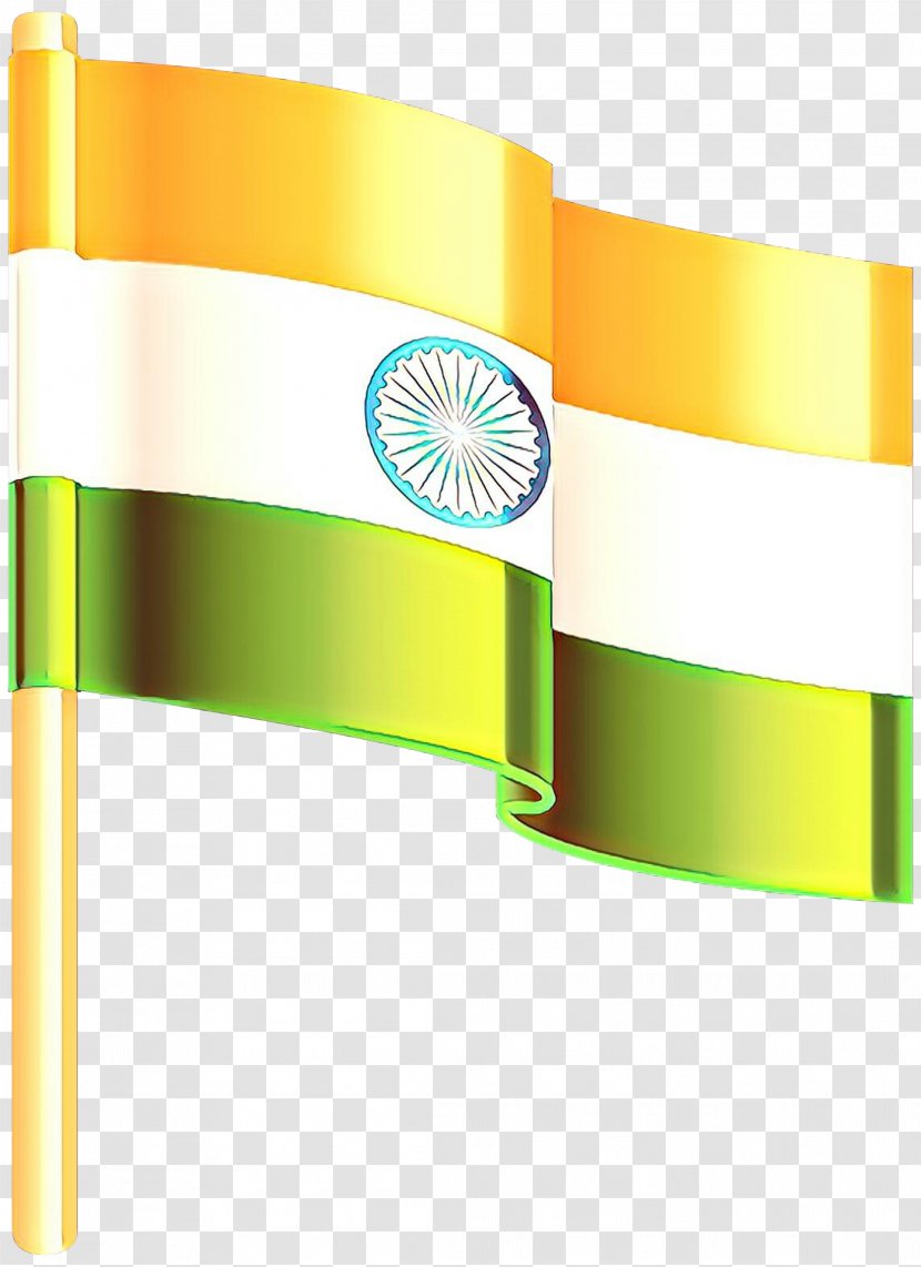 26 January Republic Day - Yellow Flag Transparent PNG