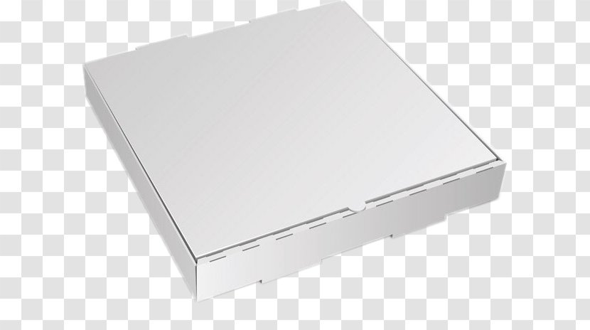 Rectangle - White Pizza Box Transparent PNG