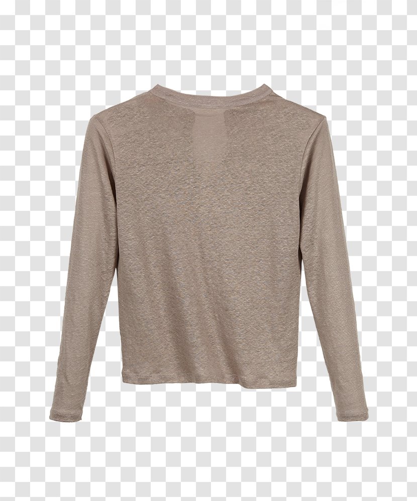 Long-sleeved T-shirt Shoulder Sweater Transparent PNG