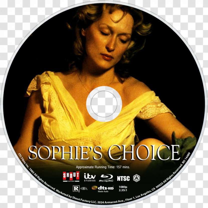 Meryl Streep Sophie's Choice Hollywood DVD Actor - Post - Dvd Transparent PNG