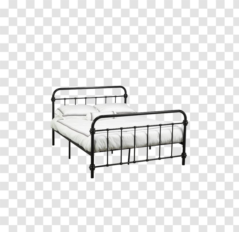 Bed Frame Mattress Wrought Iron - Metal Furniture - Angle Transparent PNG