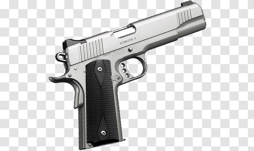 Kimber Manufacturing .45 ACP Custom .38 Super Firearm - 45 Acp - Handgun Transparent PNG