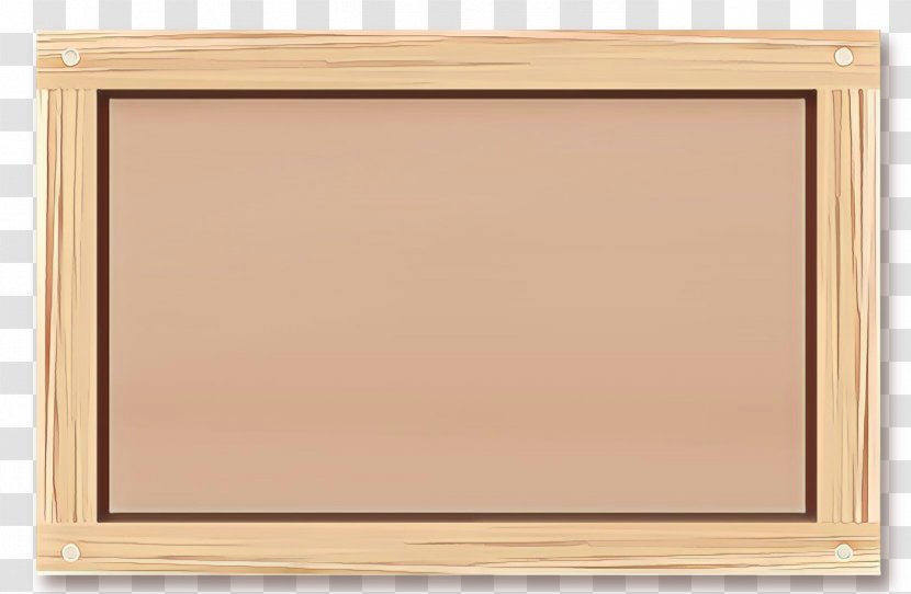 Beige Background Frame - Wood - Picture Transparent PNG