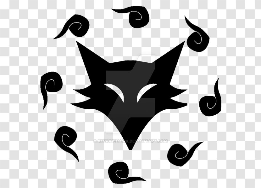 Nine-tailed Fox Kitsune Mon Symbol Crest - Samurai Transparent PNG