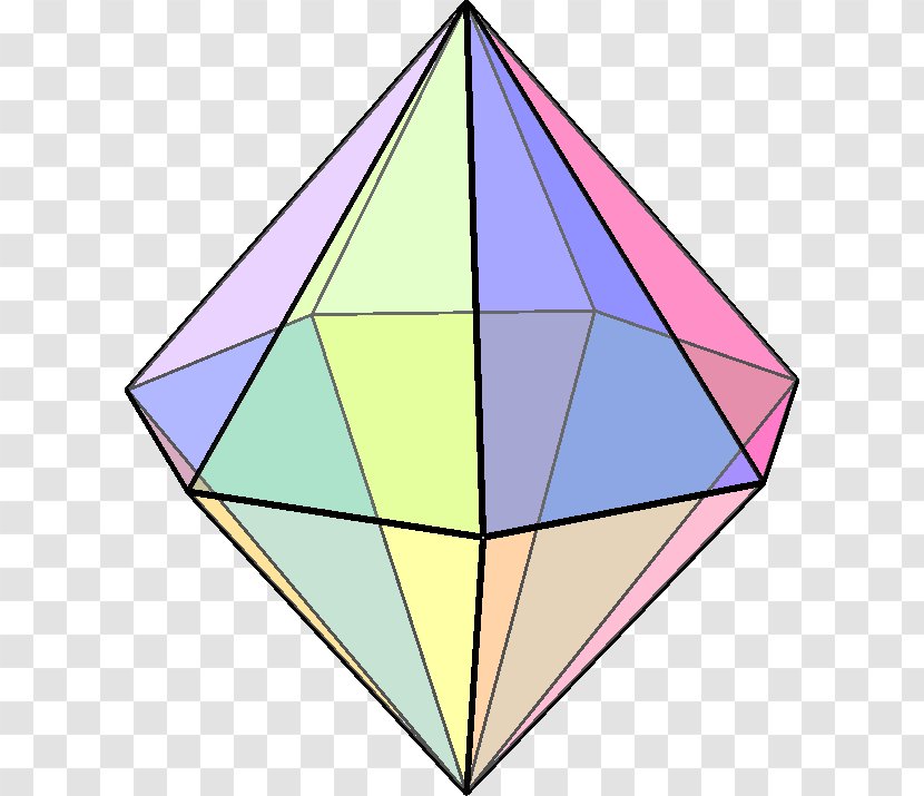 Triangle Heptagonal Bipyramid - Area - Pyramids Transparent PNG