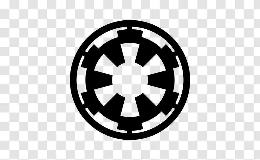 Anakin Skywalker Galactic Empire Decal Logo - Jedi - Star Wars Transparent PNG