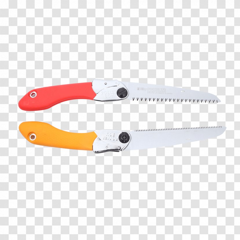 Utility Knives Cutting Tool Multi-function Tools & Saw - Orange - Teeth Transparent PNG