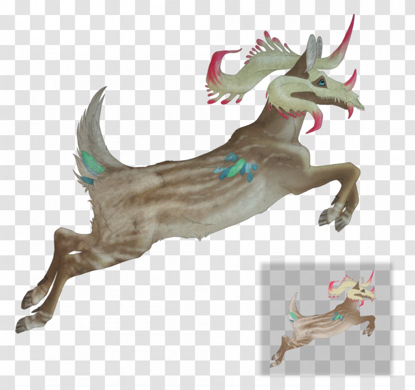 Reindeer Antler Fauna Legendary Creature - Figurine Transparent PNG