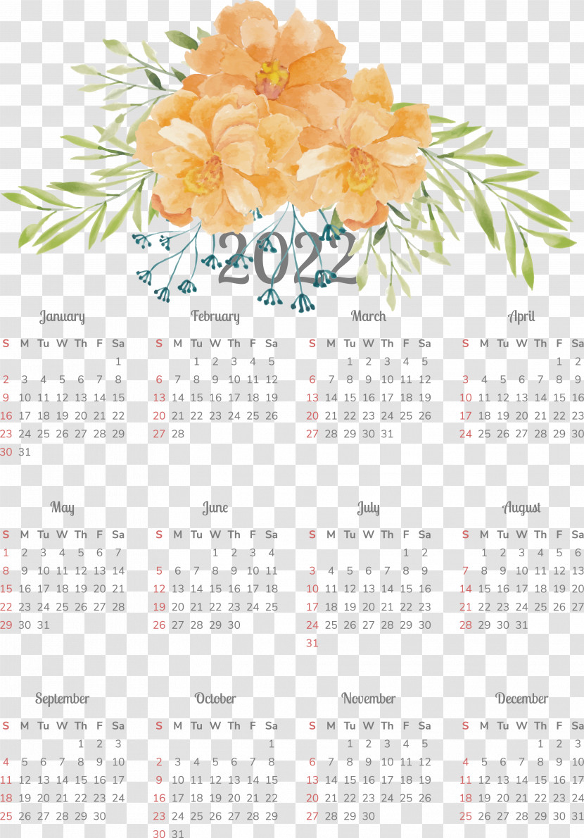 Flower Calendar 2011 Plant Science Transparent PNG