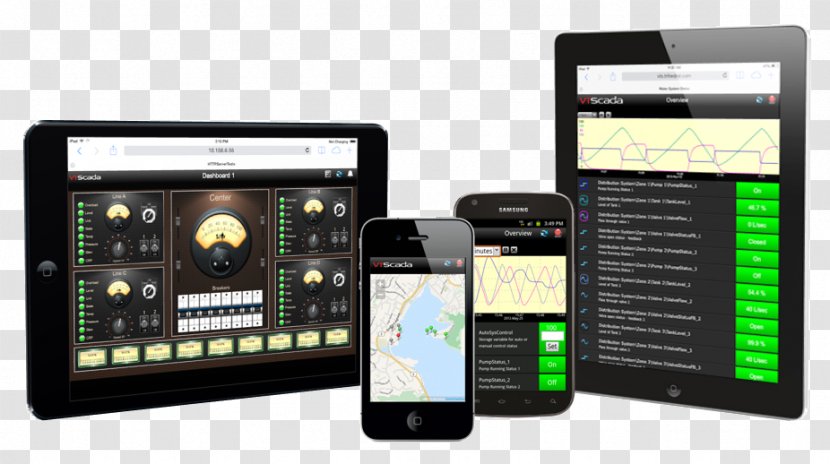 SCADA Handheld Devices Mobile Phones Trihedral Engineering Tablet Computers - Electronic Device - Internet Applications Transparent PNG