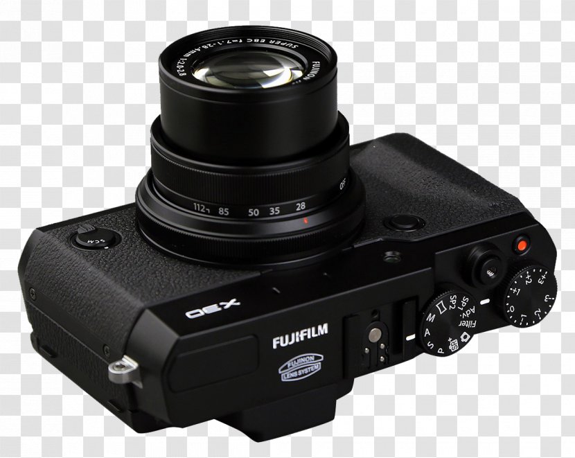 Fujifilm X30 Digital SLR Camera Lens Electronic Viewfinder Electronics - Portable Transparent PNG