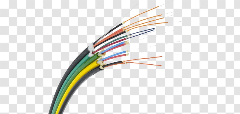 Optical Fiber Cable Electrical Network Cables - Wiring - Signal Transparent PNG