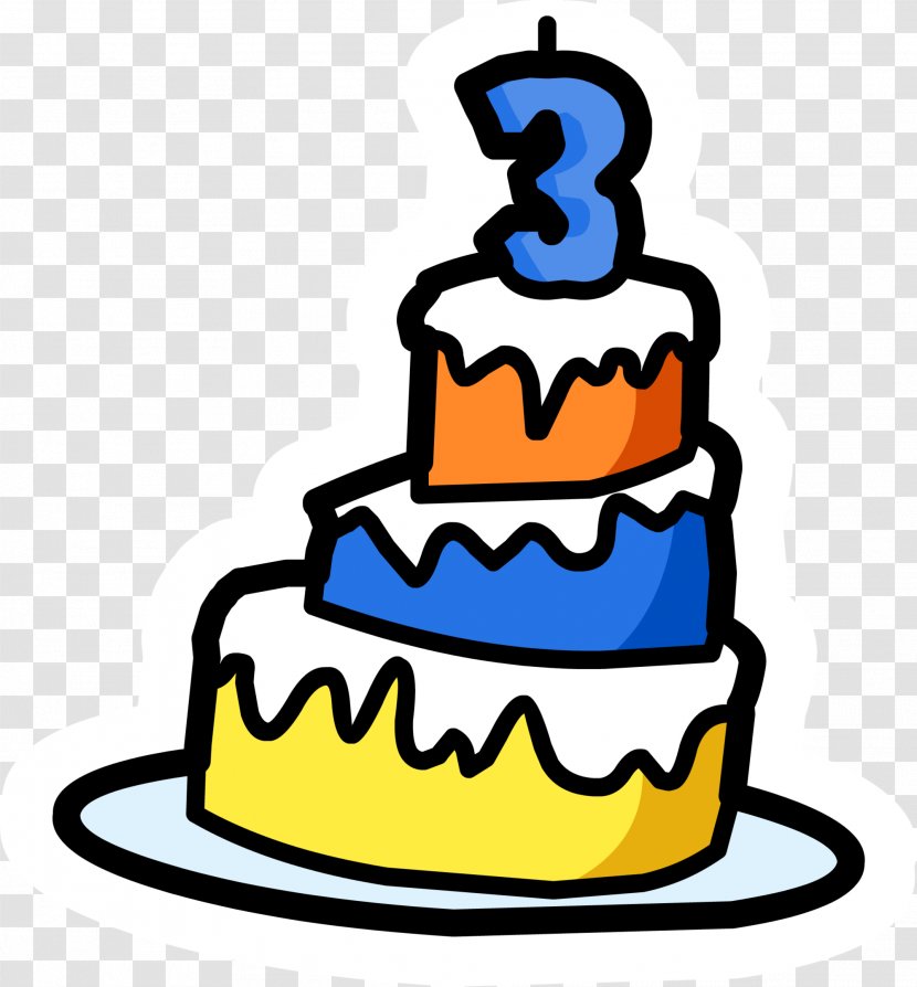 Club Penguin Wedding Anniversary Cake Birthday - Party - Aniversary Transparent PNG