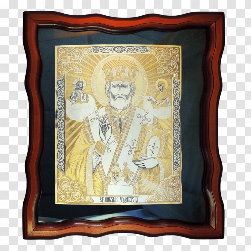 Icône Velikoretskaïa De Nicolas Le Thaumaturge Myra Saint Icon Case - Art - Nikolai Dzhumagaliev Transparent PNG