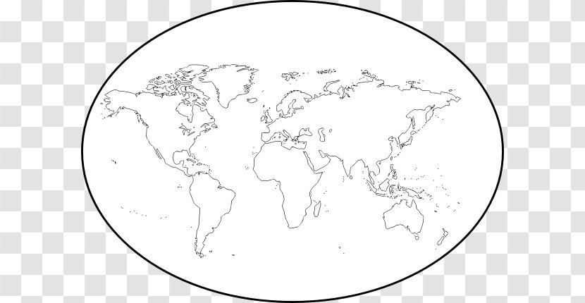 World Map Earth Globe - Art - Sketch Transparent PNG