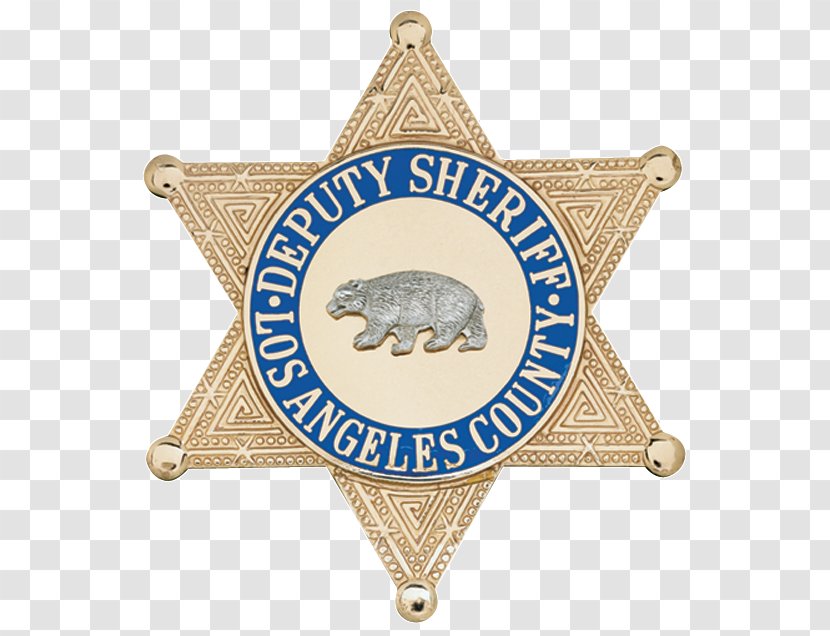 Badge Los Angeles County, California County Sheriff's Department Police - Sheriff Transparent PNG