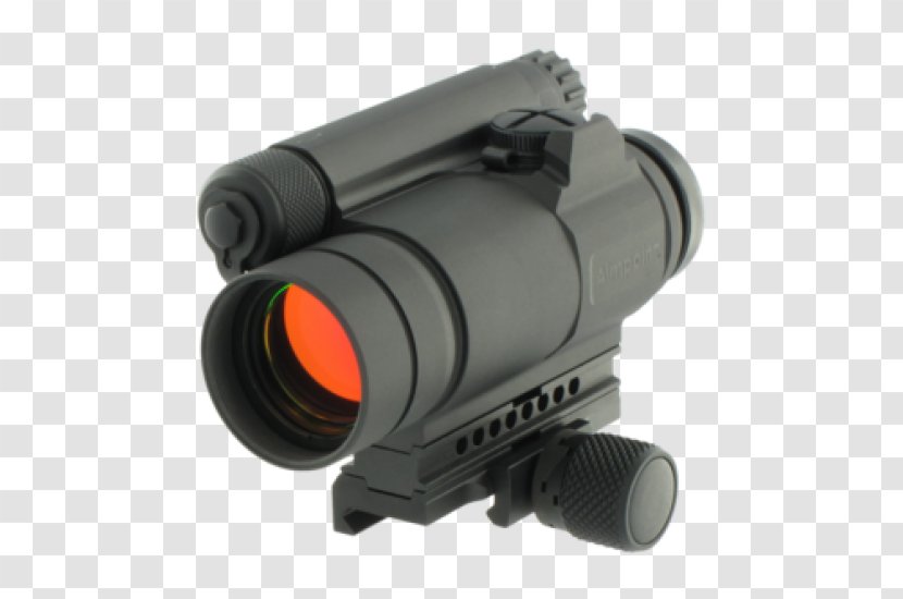 Aimpoint CompM4 AB Red Dot Sight Reflector - Watercolor - Silhouette Transparent PNG