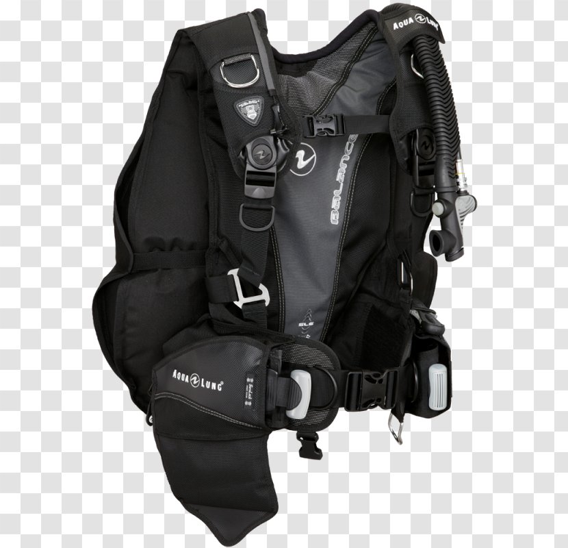 Buoyancy Compensators Scuba Set Aqua-Lung Diving Aqua Lung/La Spirotechnique - Black - Personal Protective Equipment Transparent PNG