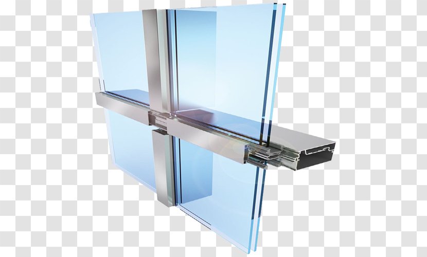 Window Curtain Wall Glass Building - Glazing Transparent PNG