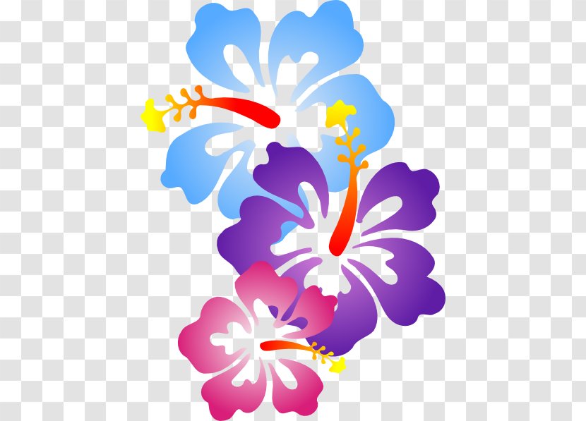 Rosemallows Desktop Wallpaper Hawaiian Hibiscus Clip Art - Malvales - Luau Party Transparent PNG