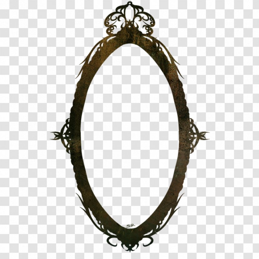 Oval - Mirror - Old Frame Transparent PNG