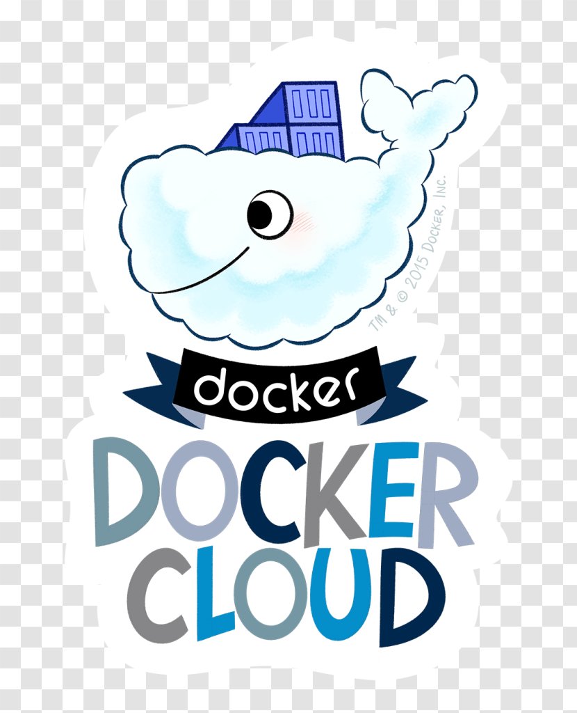 Docker Sticker DevOps Decal Brand - Postage Stamps - Cloud Transparent PNG