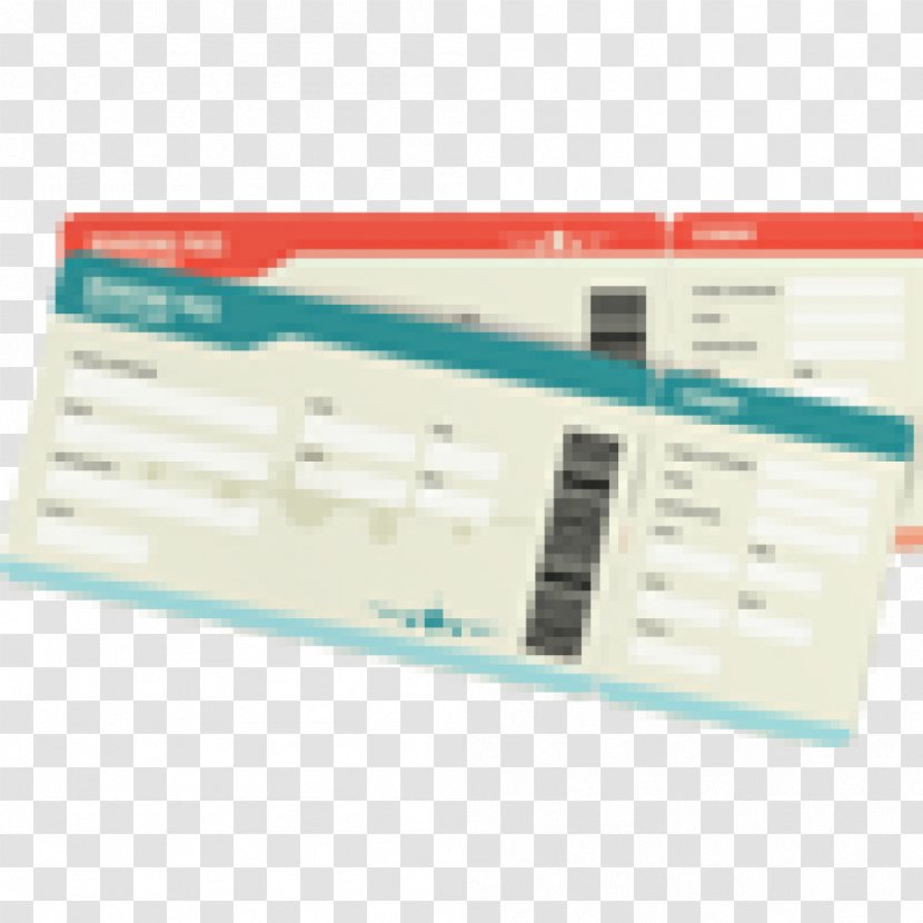 Airline Ticket Flight Boarding Pass - Tickets Transparent PNG