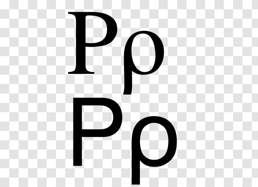 Letter Greek Alphabet Rho English Koppa - Logo - GREEK Transparent PNG